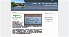 Desktop Screenshot of emeraldlakecondos.com